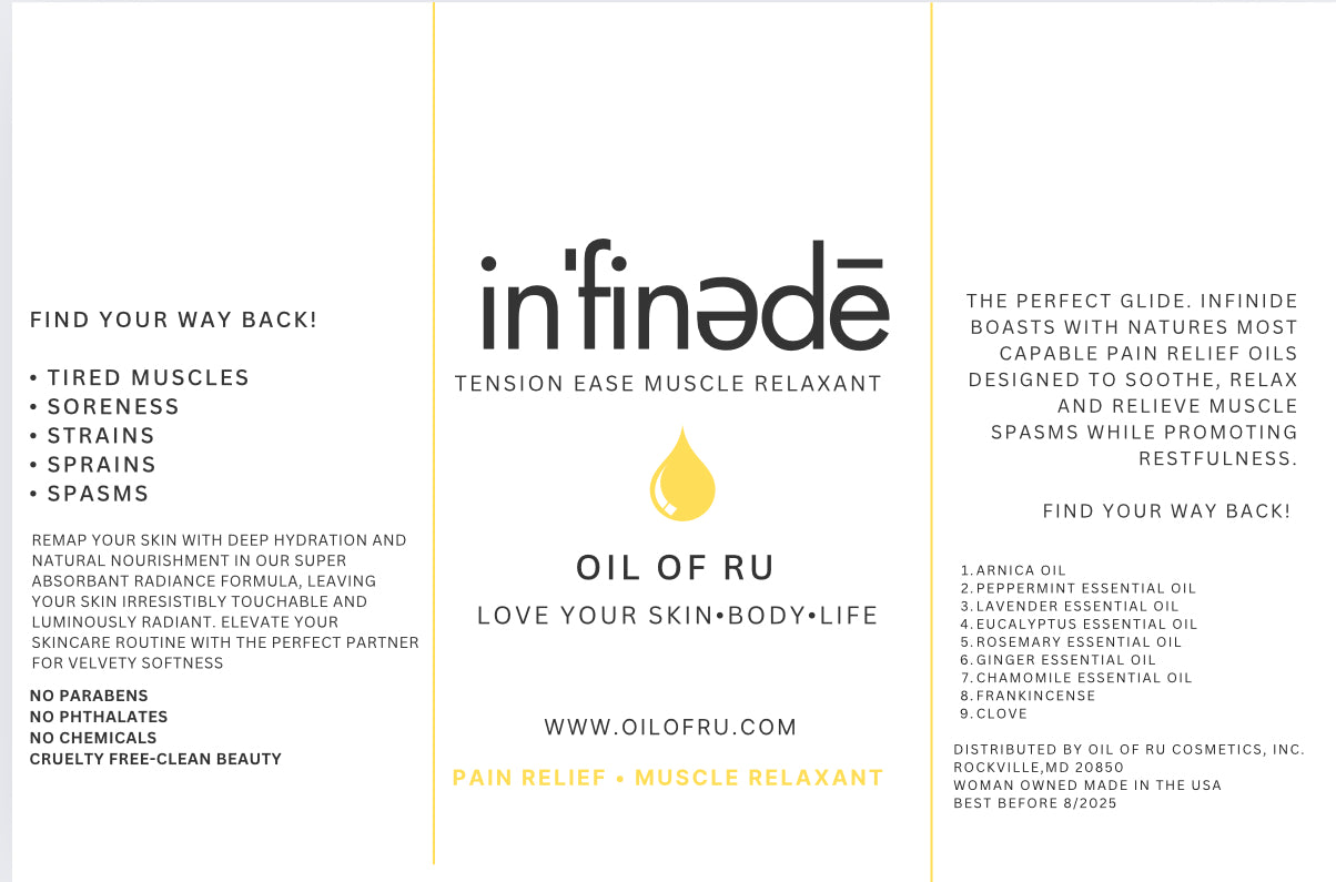 Pain-X: inˈfinədē oil infinede